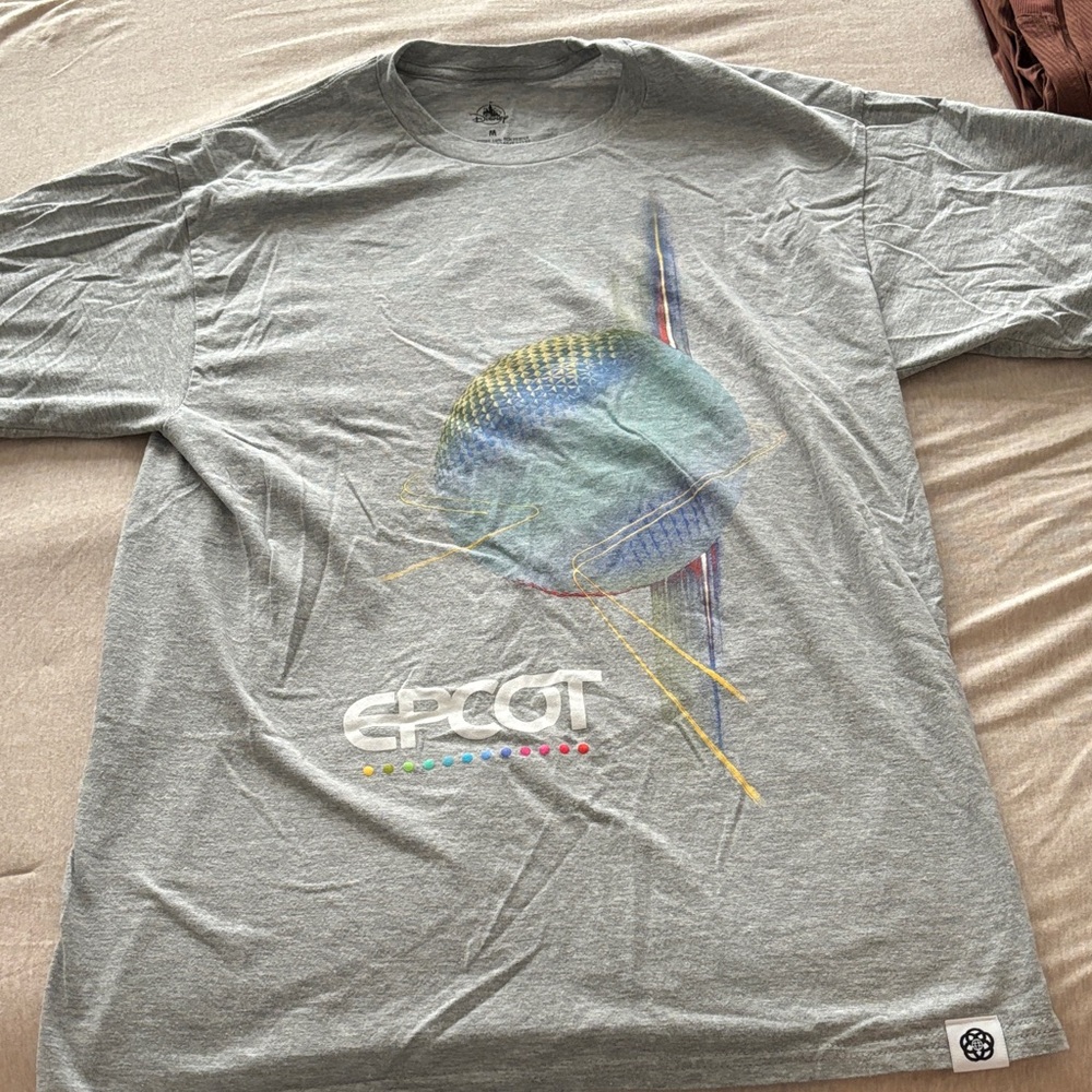 DISNEY PARKS GRAY EPCOT SHIRT